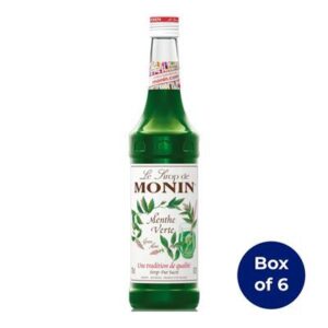 MONIN SYRUP GREEN MINT 700ML (6)
