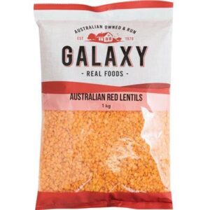 LENTILS RED SPLIT GALAXY 1KG (12)