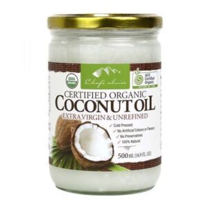 OIL COCONUT EXTRA VIRGIN CHEFS CHOICE 500ML (12)