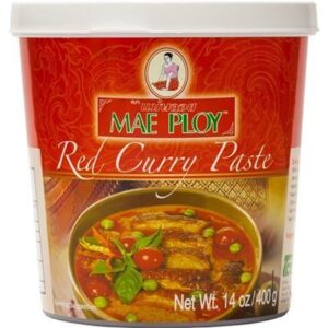 CURRY PASTE RED MAEPLOY 400GM (12)
