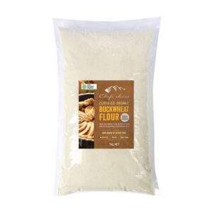 BUCKWHEAT FLOUR ORGANIC CHEFS CHOICE 1KG (10)