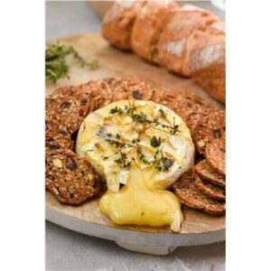BRIE CHEESE DOUBLE CREAM KINGFISHER APPROX 1KG R/W (2)
