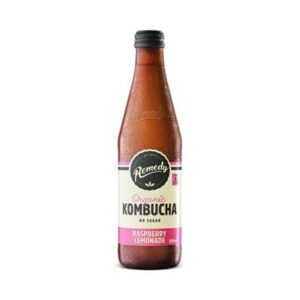 REMEDY GLASS KOMBUCHA RASPBERRY LEMONADE 12X330ML