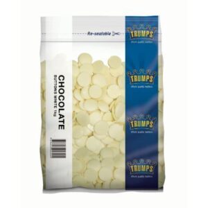 CHOCOLATE WHITE BUTTON TRUMPS 1KG (10)