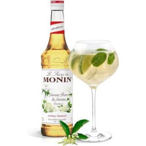 MONIN SYRUP ELDER FLOWER NAT 700ML (6)