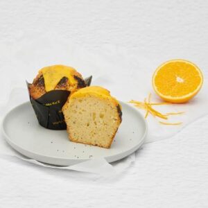 MUFFIN ORANGE POPPYSEED UNWRAPPED MAMA KAZ 6PK (6)