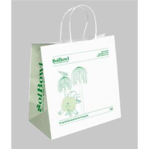 SOL BOWL BAG KRAFT LARGE TWIST HANDLE (250)