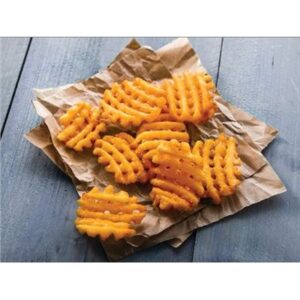 WAFFLE FRIES SEASONED CRISS CUT SKIN ON LAMB WESTON 4X2.5KG