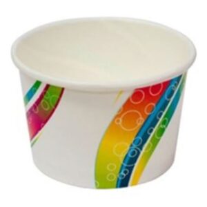 CUP 4OZ MULTI COLOUR ICE CREAM (50 cup per sleeve) (20)